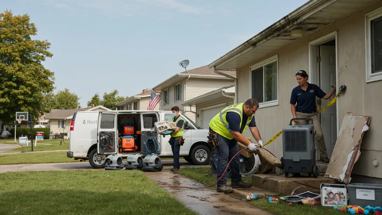 Water Damage Restoration in Mechanicsburg, OH near me